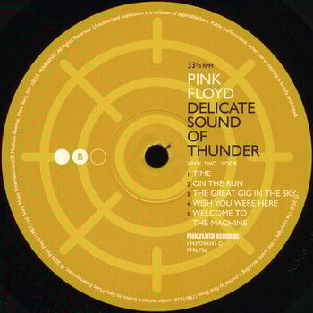 Hanglemez Pink Floyd - Delicate Sound Of Thunder (180g) (3 LP) - 6