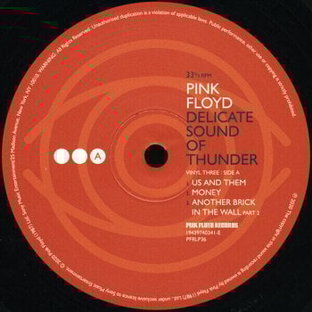Hanglemez Pink Floyd - Delicate Sound Of Thunder (180g) (3 LP) - 7