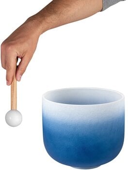 Perkusja dla terapii muzycznej Sela Crystal Chakra Kryształowa misa śpiewająca 9" Indigo - 4