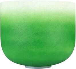 Percussion for music therapy Sela Crystal Chakra Singing Bowl 11" Green - 2