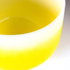 Percussion for music therapy Sela Crystal Chakra Singing Bowl 12" Yellow - 4