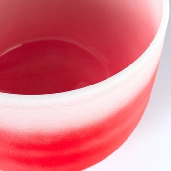 Perkusia pre muzikoterapiu a meditáciu Sela Crystal Chakra Krištáľová spievajúca miska 14" Red - 5