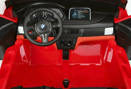 Elektrisk legetøjsbil Beneo BMW X6 M Electric Ride-On Car Red - 9
