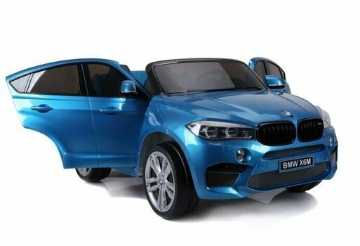 Електрическа кола за играчки Beneo BMW X6 M Electric Ride-On Car Blue Paint - 6