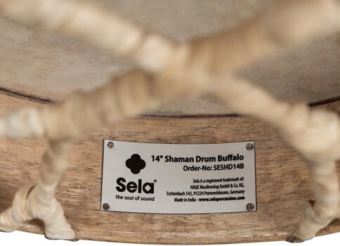 Барабан Hand Drum Sela Shaman Buffalo Ритуален барабан 14" - 7