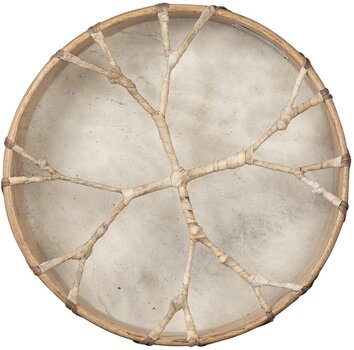 Барабан Hand Drum Sela Shaman Buffalo Ритуален барабан 16" - 2