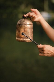 Perkusní nástroj Rolničky Sela Harmony Zvonečky Brass - 9