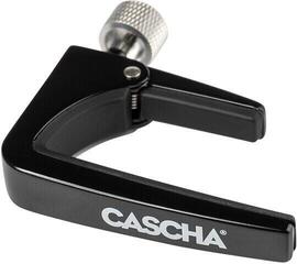 Capodastre pour guitare accoustique Cascha CACP2A Black Capodastre pour guitare accoustique - 1