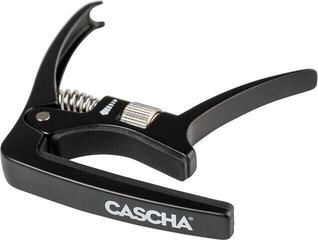 Capotasto per chitarre acustiche Cascha CACP3A Black Capotasto per chitarre acustiche - 1