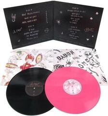Vinyl Record Lil Peep - Come Over When You're Sober, Pt. 1 & Pt. 2 (Neon Pink & Black Coloured) (2 LP) - 1