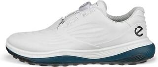 Moški čevlji za golf Ecco LT1 BOA White/Petrol - 1