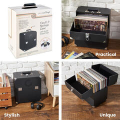 Koffer für LP-Platten Legend Vinyl Double Flap LP Case Hülle für LP-Schallplatten Black - 4