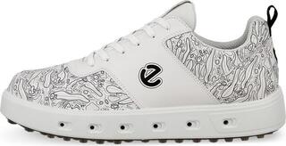 Men's golf shoes Ecco Street 720 White Print - 1