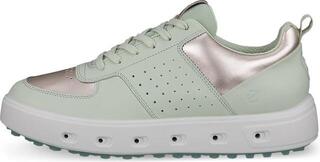 Calçado de golfe para mulher Ecco Street 720 Gold Metallic/Matcha - 1