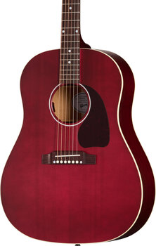 Dreadnought Elektro-Akustikgitarren Gibson J-45 Special Satin Wine Red Dreadnought Elektro-Akustikgitarren - 4