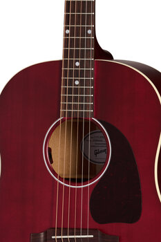 Dreadnought Elektro-Akustikgitarren Gibson J-45 Special Satin Wine Red Dreadnought Elektro-Akustikgitarren - 5