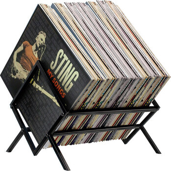 Stalo vinilo plokštelių laikiklis Muziker MUZR25J Stalo vinilo plokštelių laikiklis (Kaip naujas) - 3