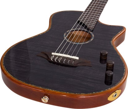 Spetsiaalne elektroakustiline kitarr Bromo BEN2C Trans Black Spetsiaalne elektroakustiline kitarr (Äsja lahti pakitud) - 11