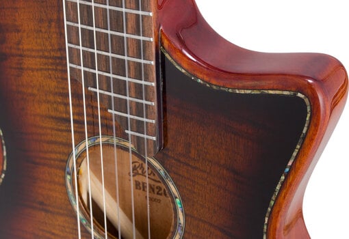 Guitarra electro-acústica Bromo BEN2C 3-Tone Sunburst Guitarra electro-acústica - 12