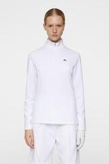 Hoodie/Sweater J.Lindeberg Lorelei Quarter Zip Mid Layer White - 2