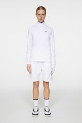 Hoodie/Sweater J.Lindeberg Lorelei Quarter Zip Mid Layer White - 4