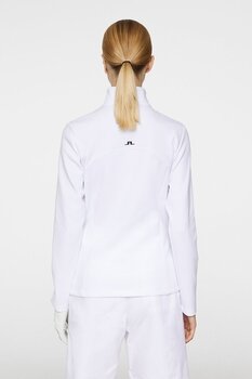 Mikina/Sveter J.Lindeberg Lorelei Quarter Zip Mid Layer White XL Mikina - 4