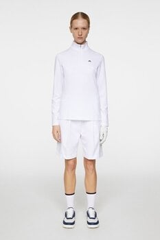 Mikina/Sveter J.Lindeberg Lorelei Quarter Zip Mid Layer White XL Mikina - 5