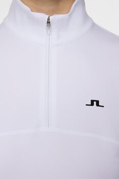 Mikina/Sveter J.Lindeberg Lorelei Quarter Zip Mid Layer White XL Mikina - 7