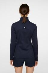 Pulover s kapuco/Pulover J.Lindeberg Lorelei Quarter Zip Mid Layer JL Navy - 3