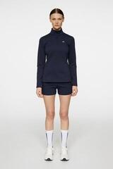 Pulover s kapuco/Pulover J.Lindeberg Lorelei Quarter Zip Mid Layer JL Navy - 4