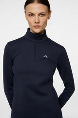 Pulover s kapuco/Pulover J.Lindeberg Lorelei Quarter Zip Mid Layer JL Navy - 5