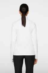 Pulover s kapuco/Pulover J.Lindeberg Nancy Seamless Mid Layer White - 2