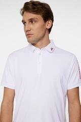 Tricou polo J.Lindeberg Tour Tech White - 4