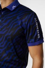 Poloshirt J.Lindeberg Tour Tech Print Tiger Clematis - 5