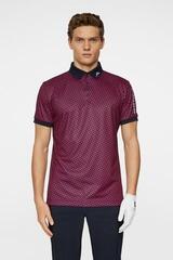 Tricou polo J.Lindeberg Tour Tech Print Geo Navy - 1