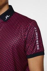 Poolopaita J.Lindeberg Tour Tech Print Geo Navy - 5