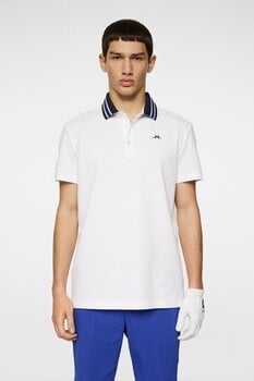 Tricou polo J.Lindeberg Bjorn White L Tricou polo - 2