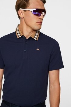 Tricou polo J.Lindeberg Bjorn JL Navy L Tricou polo - 5