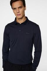 Tricou polo J.Lindeberg Gustaf LS JL Navy - 4