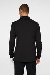 Tricou polo J.Lindeberg Gustaf LS Black - 2
