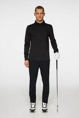 Tricou polo J.Lindeberg Gustaf LS Black - 3