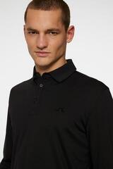 Tricou polo J.Lindeberg Gustaf LS Black - 4