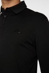 Tricou polo J.Lindeberg Gustaf LS Black - 5