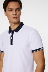 Poloshirt J.Lindeberg Bay Slim White S Poloshirt - 4