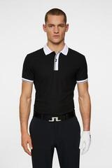 Tricou polo J.Lindeberg Bay Slim Black - 1