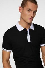 Tricou polo J.Lindeberg Bay Slim Black - 4