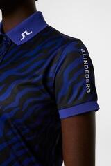 Polo košile J.Lindeberg Tour Tech Print Tiger Clematis - 5
