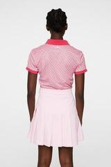 Tricou polo J.Lindeberg Tour Tech Print Geo Pink - 2