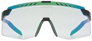 Gafas deportivas UVEX Pace Stage Small V Black Matt/Variomatic Mirror Green Gafas deportivas - 1