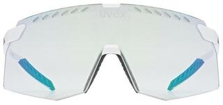 Gafas deportivas UVEX Pace Stage V White Matt/Variomatic Mirror Green Gafas deportivas - 1